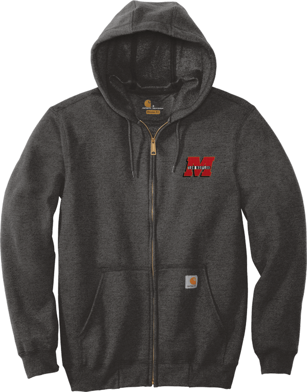 Team Maryland Carhartt Midweight Hooded Zip-Front Sweatshirt