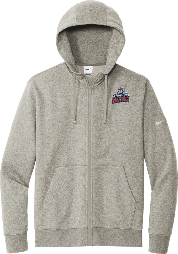 Hartford Jr. Wolfpack Nike Club Fleece Sleeve Swoosh Full-Zip Hoodie