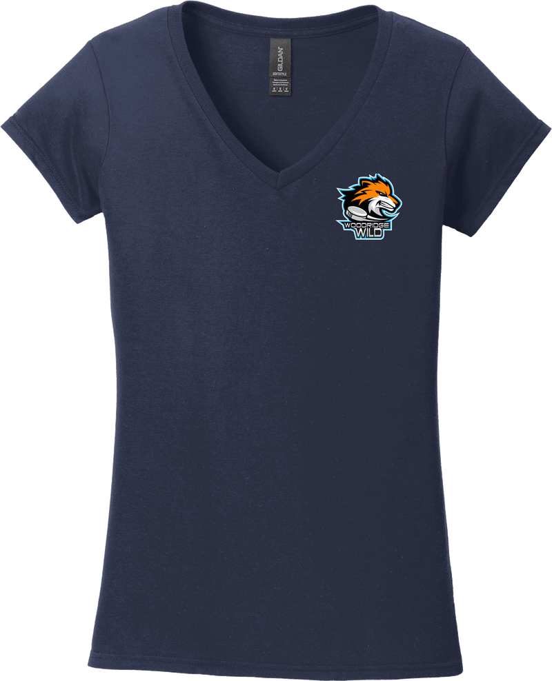 Woodridge Wild Softstyle Ladies Fit V-Neck T-Shirt