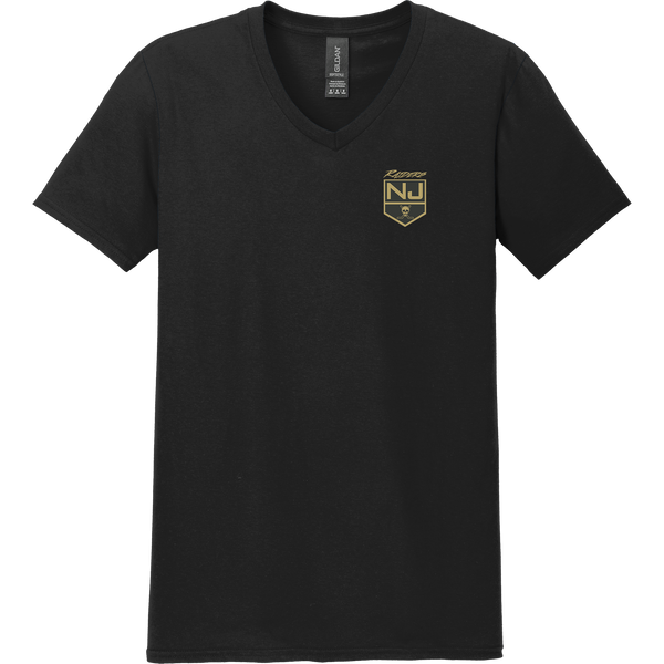 NJ Raiders Softstyle V-Neck T-Shirt