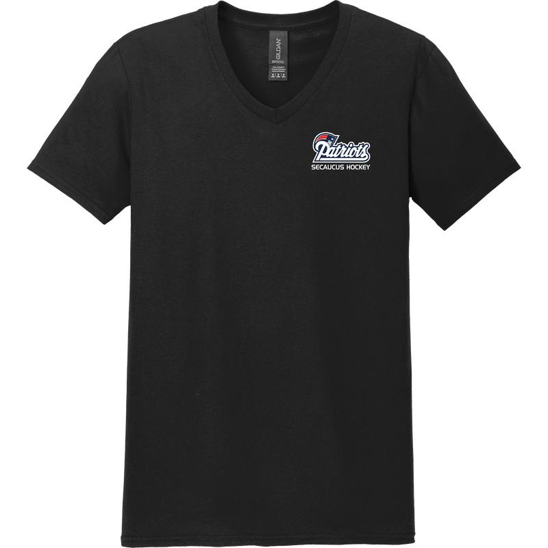 Secaucus Patriots Softstyle V-Neck T-Shirt