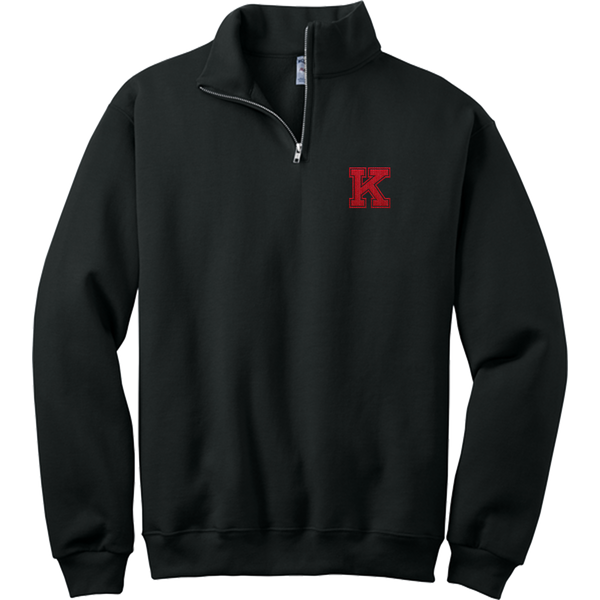 King's College NuBlend 1/4-Zip Cadet Collar Sweatshirt