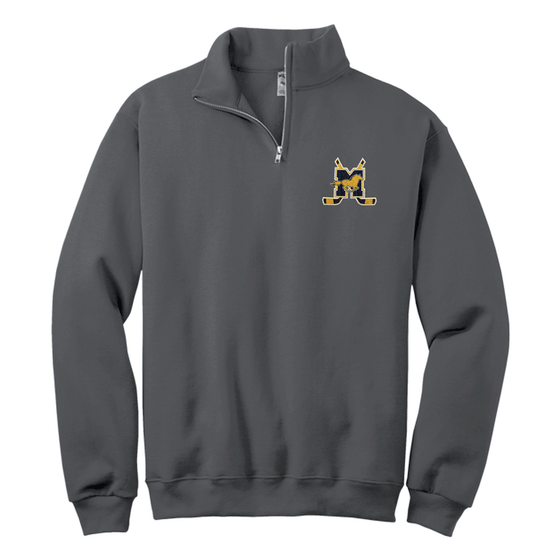 Marlboro Hockey NuBlend 1/4-Zip Cadet Collar Sweatshirt