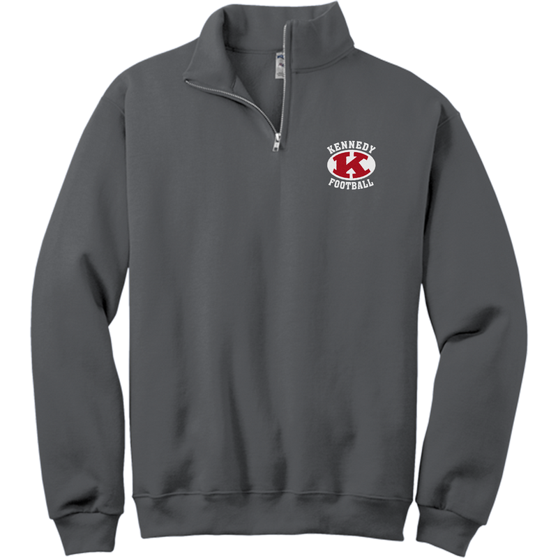 JFK Knights Football NuBlend 1/4-Zip Cadet Collar Sweatshirt