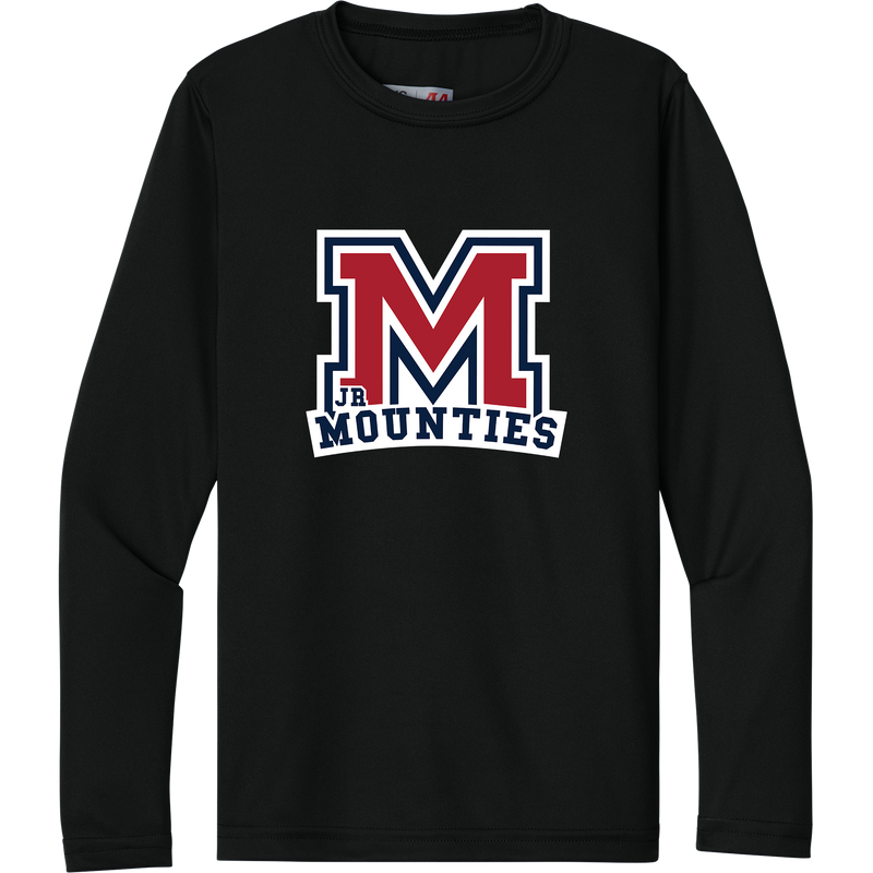 Jr. Mounties Youth Cooling Performance Long Sleeve Tee