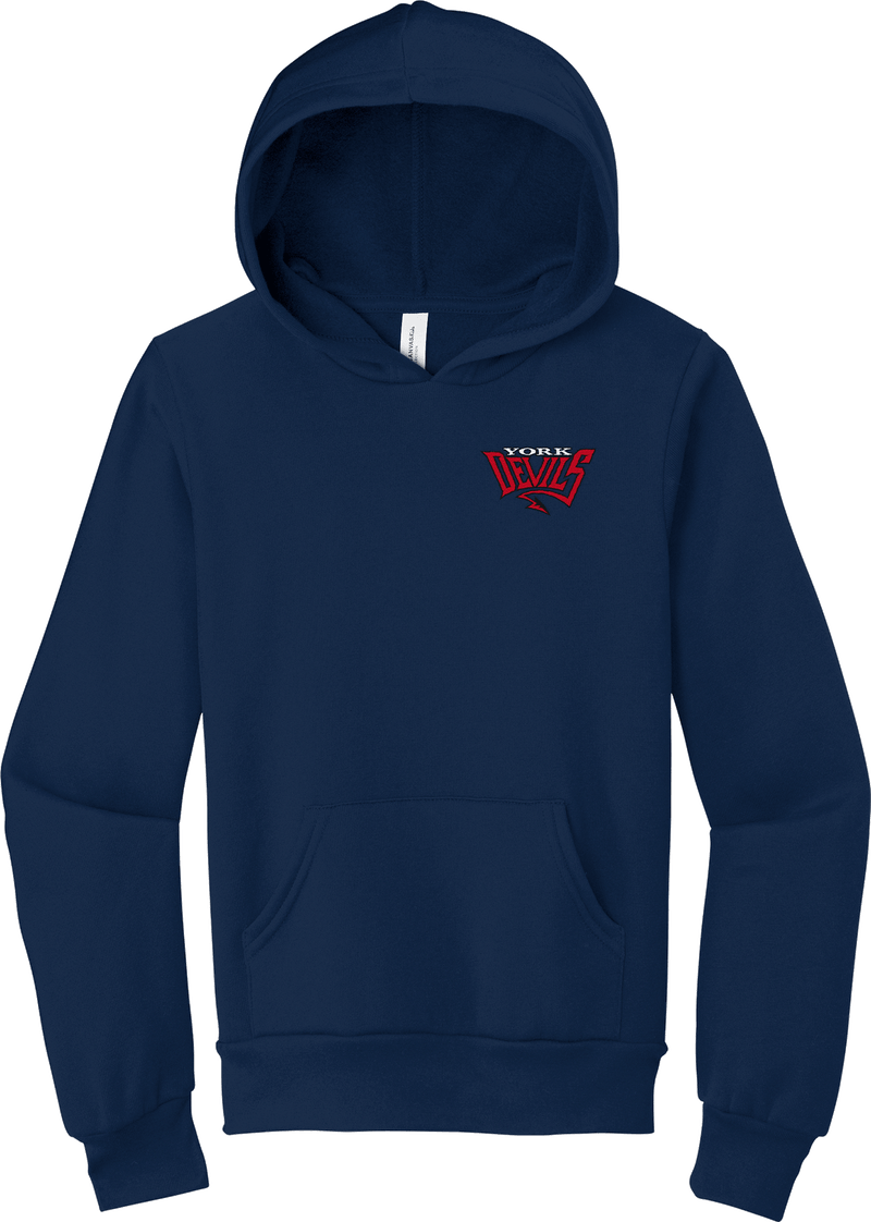 York Devils Youth Sponge Fleece Pullover Hoodie