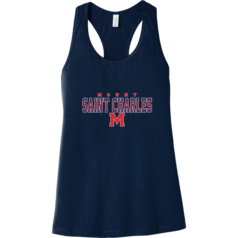 Mount St. Charles Womens Jersey Racerback Tank