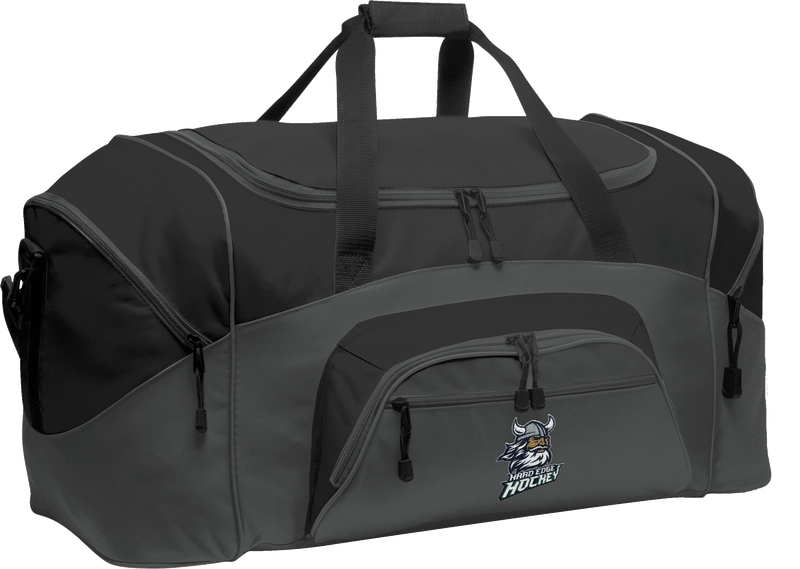 Hard Edge Hockey Standard Colorblock Sport Duffel