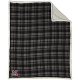 Jr. Mounties Flannel Sherpa Blanket