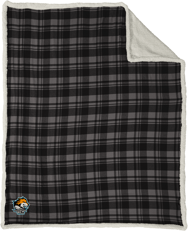 Woodridge Wild Flannel Sherpa Blanket