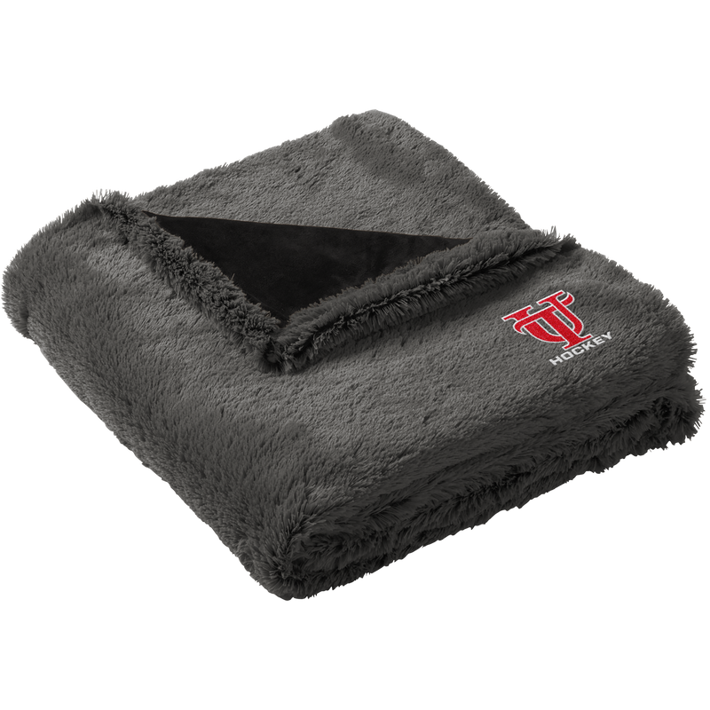 University of Tampa Faux Fur Blanket