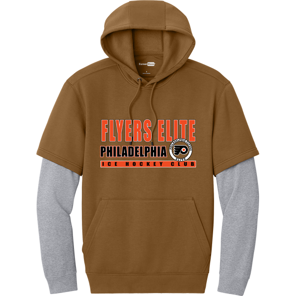 Philadelphia Flyers Elite Tough Fleece Layered Hoodie
