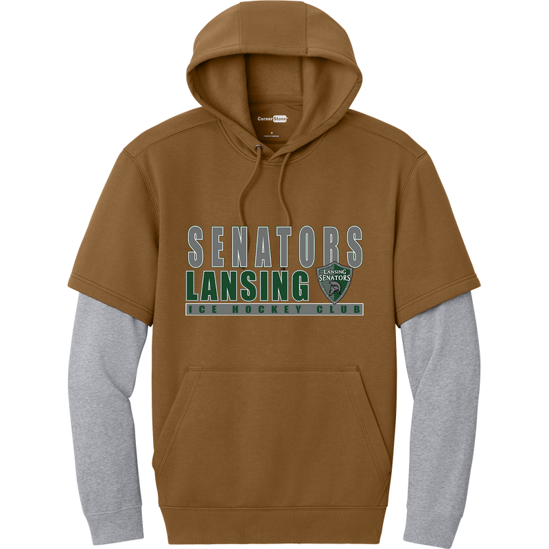 Lansing Senators Tough Fleece Layered Hoodie