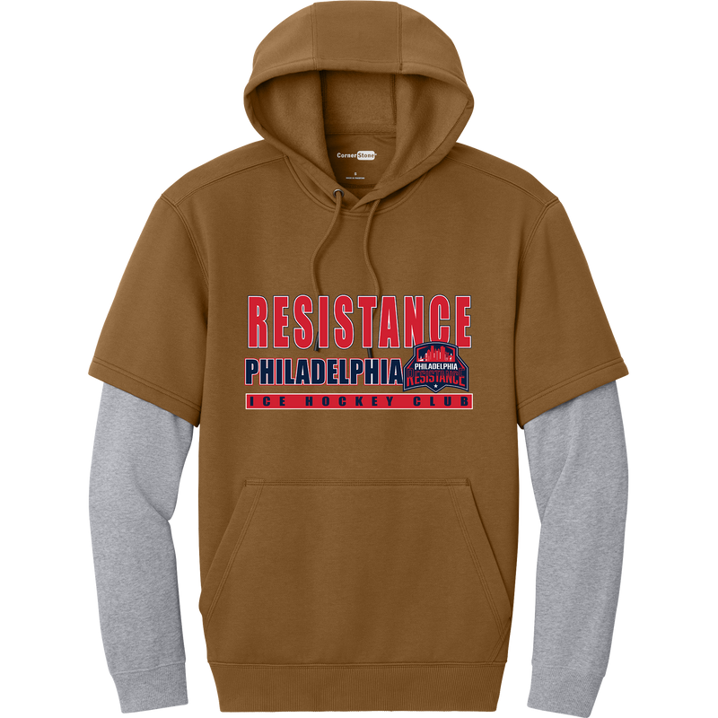 Philadelphia Resistance Tough Fleece Layered Hoodie