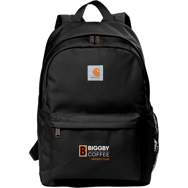 Biggby Coffee Hockey Club Carhartt Canvas Backpack