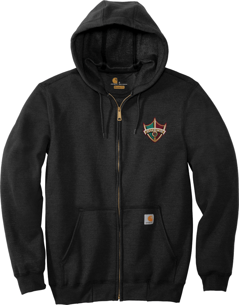 Delaware Ducks Carhartt Midweight Hooded Zip-Front Sweatshirt