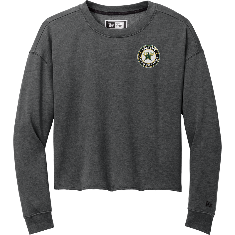 CT ECHO Stars New Era Ladies Tri-Blend Fleece Crop Crew