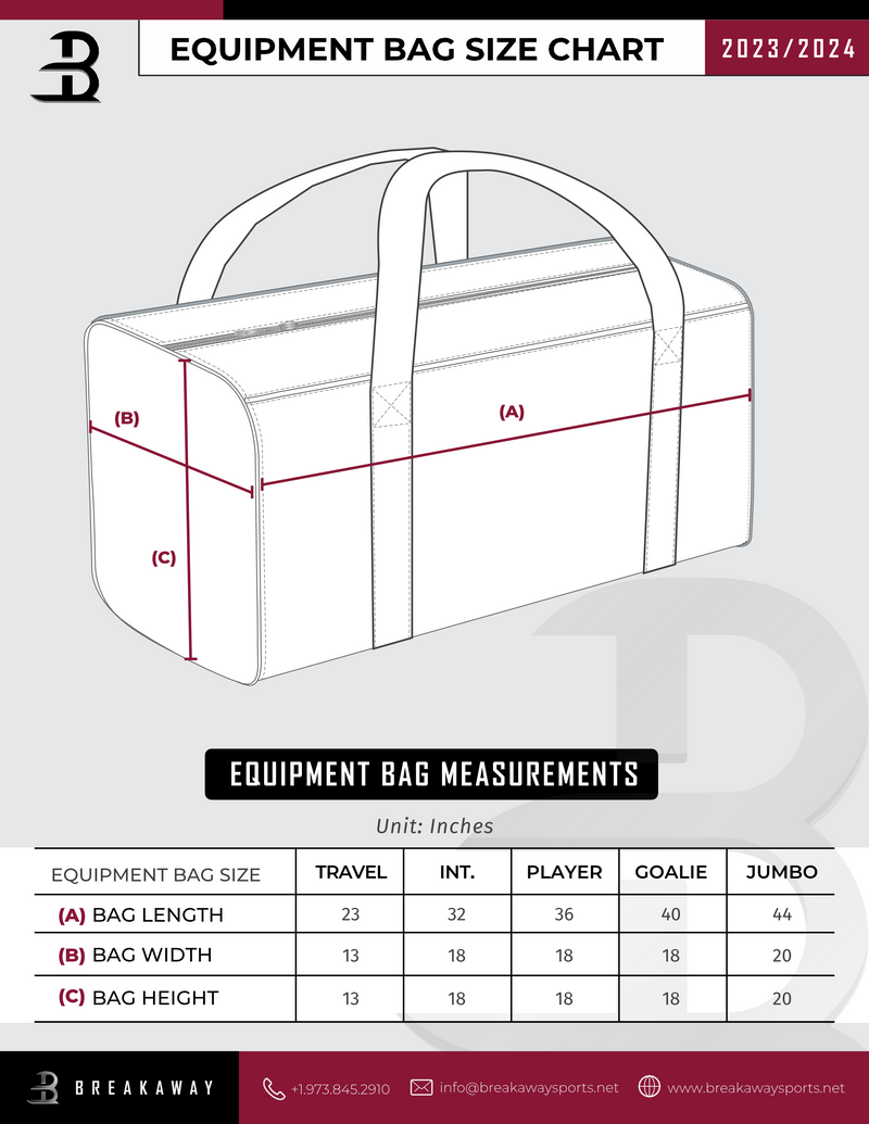 Biggby Coffee Hockey Club Tier 3 Equipment Bag