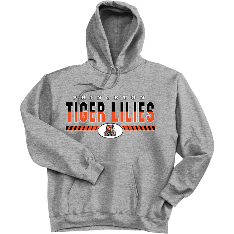 Princeton Tiger Lilies Ultimate Cotton - Pullover Hooded Sweatshirt