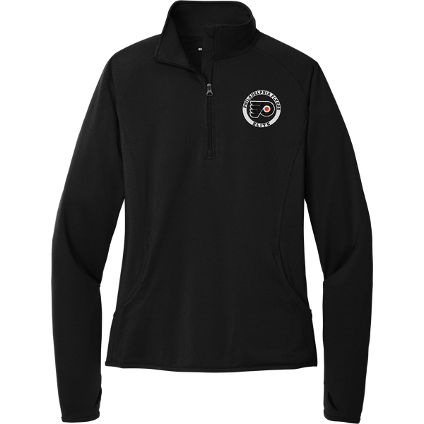 Philadelphia Flyers Elite Ladies Sport-Wick Stretch 1/4-Zip Pullover