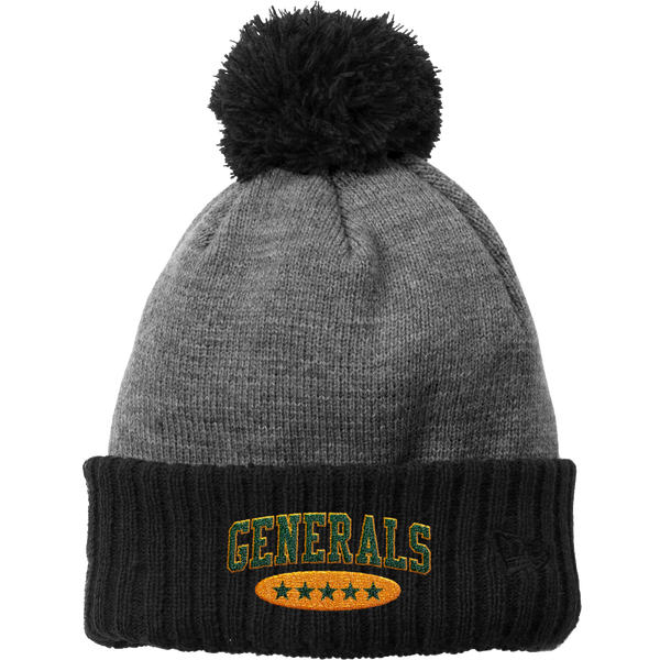 Red Bank Generals New Era Colorblock Cuffed Beanie