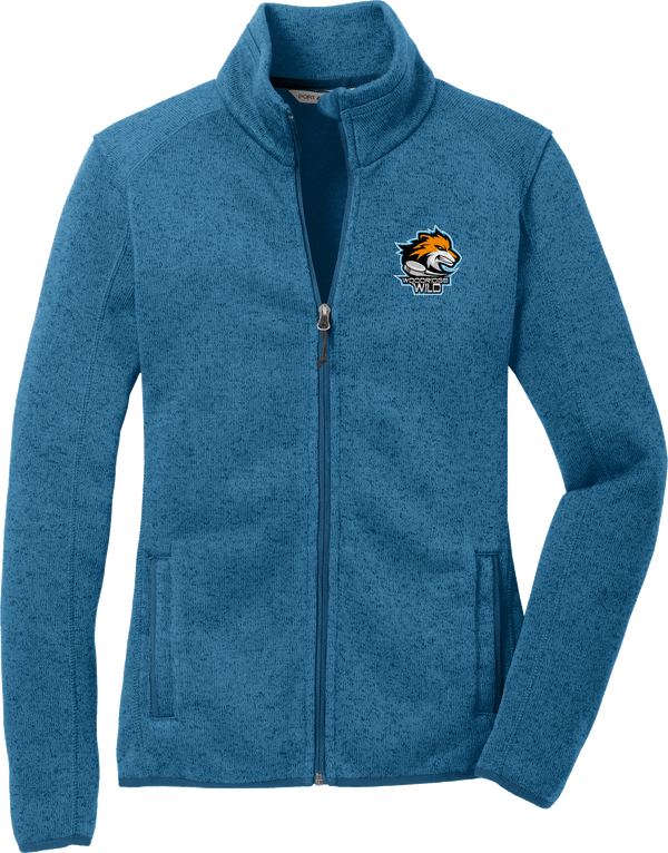 Woodridge Wild Ladies Sweater Fleece Jacket