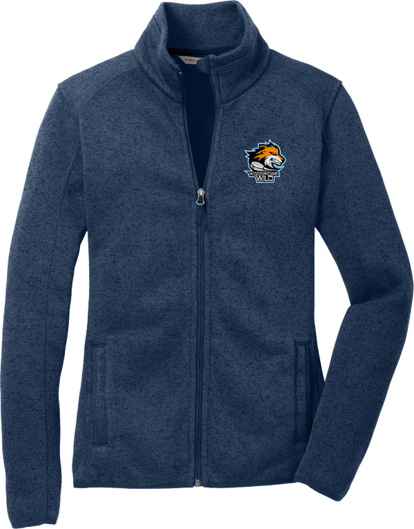 Woodridge Wild Ladies Sweater Fleece Jacket
