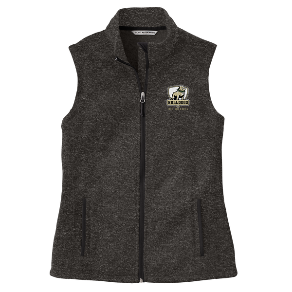 HVM Bulldogs Ladies Sweater Fleece Vest