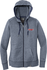 Mass Conn United New Era Ladies French Terry Full-Zip Hoodie