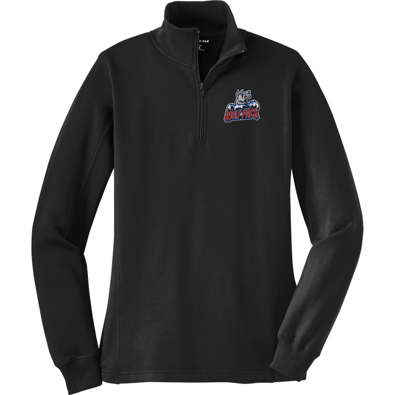 Hartford Jr. Wolfpack Ladies 1/4-Zip Sweatshirt