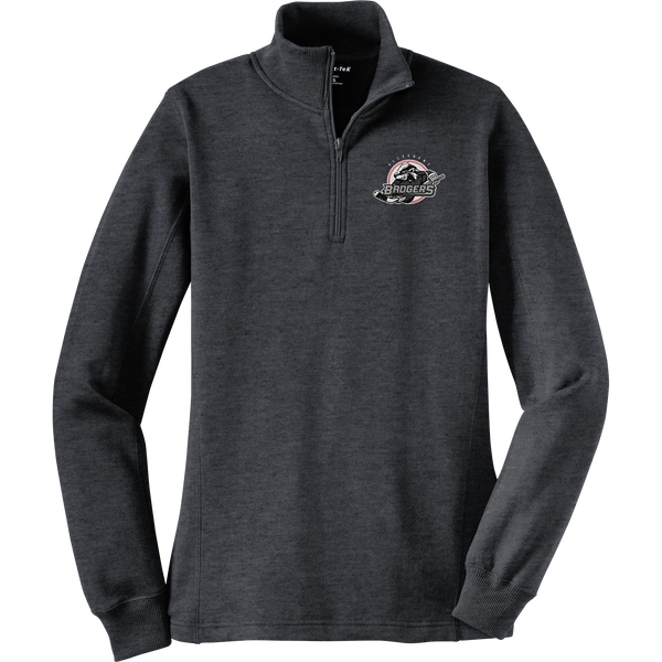 Allegheny Badgers Ladies 1/4-Zip Sweatshirt