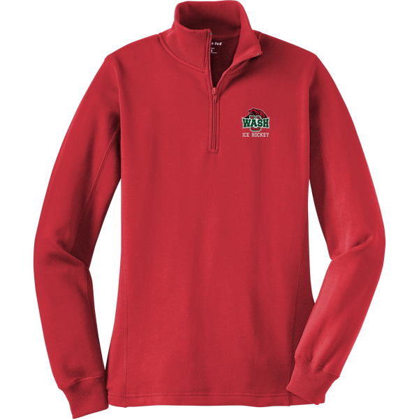 Wash U Ladies 1/4-Zip Sweatshirt