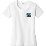 Boca Barracudas Ladies PosiCharge Tri-Blend Wicking Scoop Neck Raglan Tee