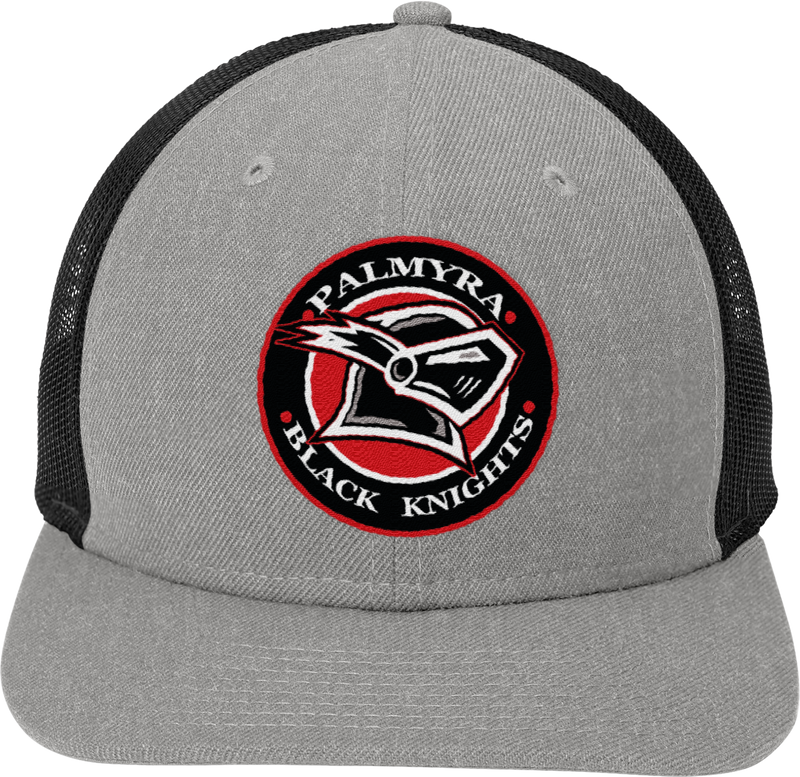 Palmyra Black Knights New Era Snapback Low Profile Trucker Cap