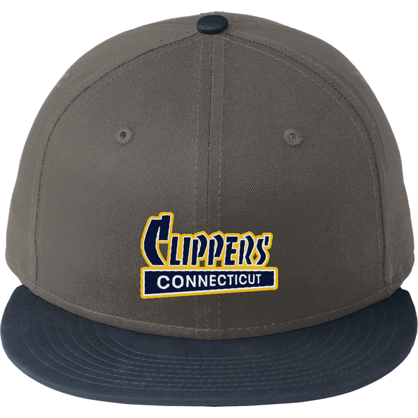 CT Clippers New Era Flat Bill Snapback Cap