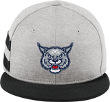 CT Bobcats New Era Shadow Heather Striped Flat Bill Snapback Cap