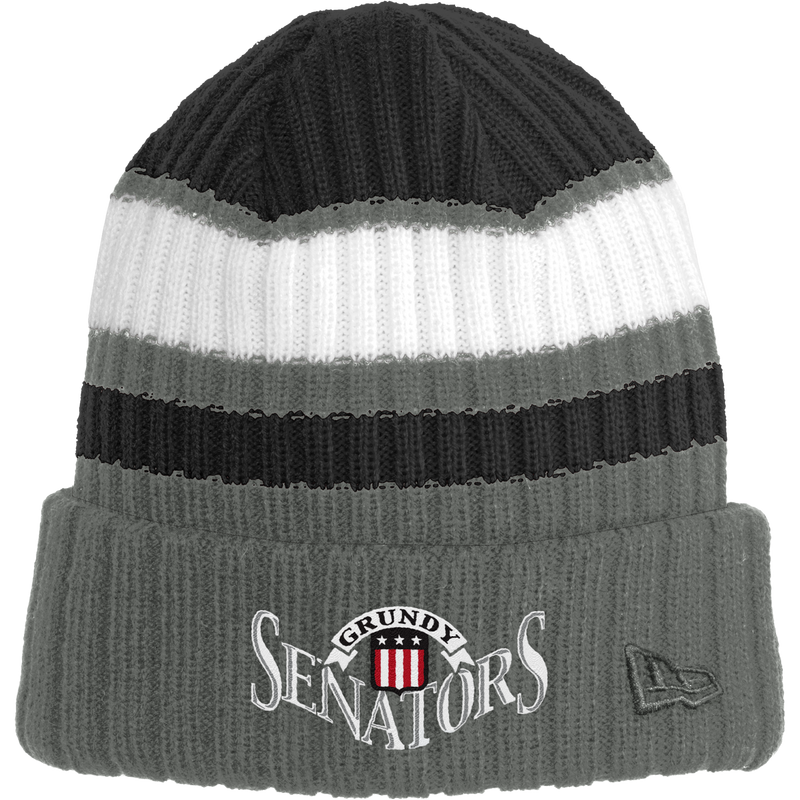 Grundy Senators New Era Ribbed Tailgate Beanie