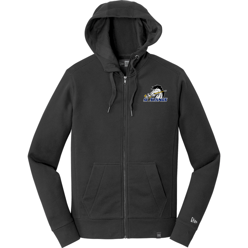 Mid-State Mustangs New Era French Terry Full-Zip Hoodie