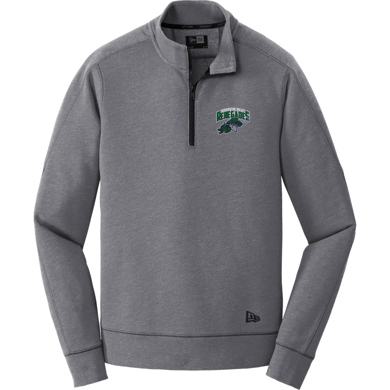 Kensington Valley Renegades New Era Tri-Blend Fleece 1/4-Zip Pullover
