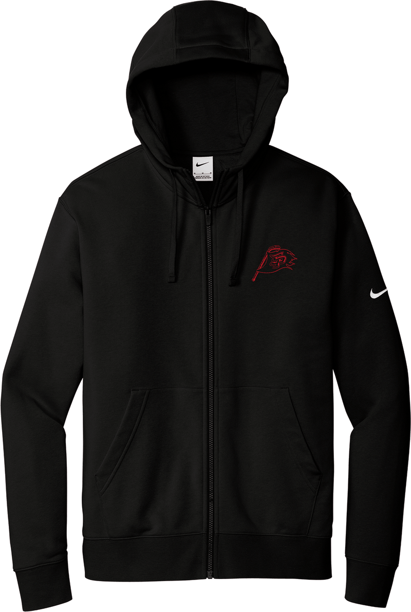 South Pittsburgh Rebellion Nike Club Fleece Sleeve Swoosh Full-Zip Hoodie