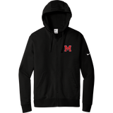 Mount St. Charles Nike Club Fleece Sleeve Swoosh Full-Zip Hoodie