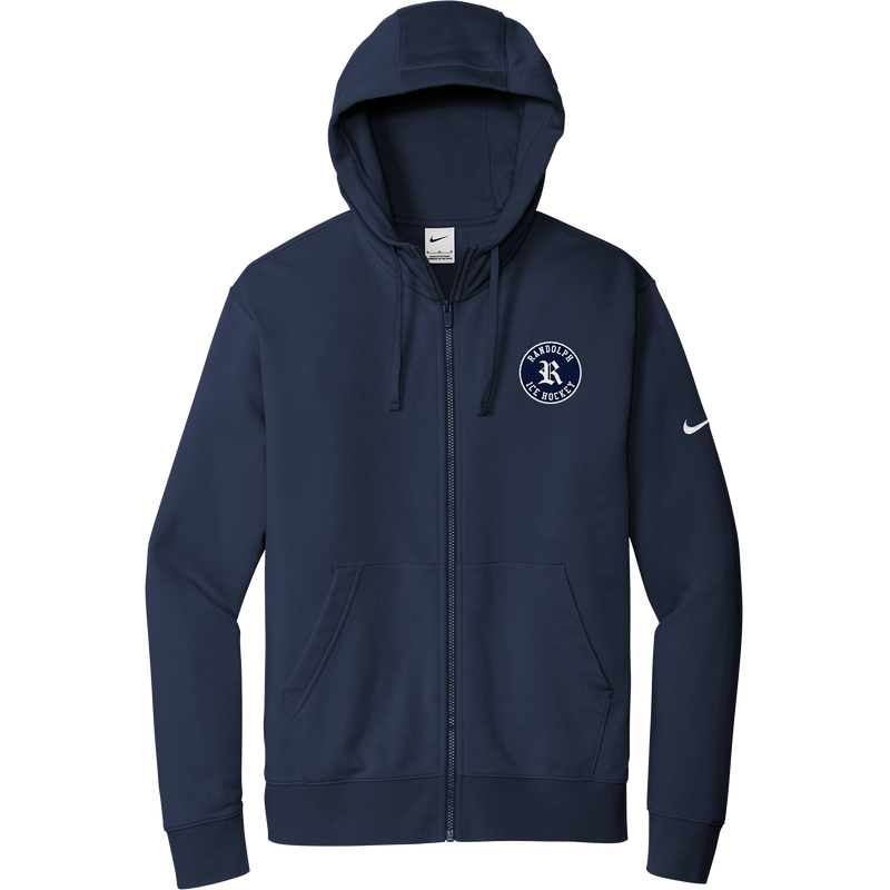 Randolph Hockey Nike Club Fleece Sleeve Swoosh Full-Zip Hoodie