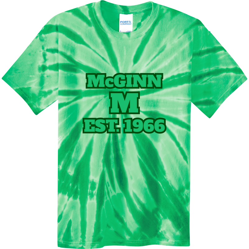 McGinn Elementary Youth 'Varsity Block' Tie-Dye Tee