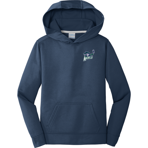 Kensington Valley Rebels Youth Performance Fleece Pullover Hooded Sweatshirt