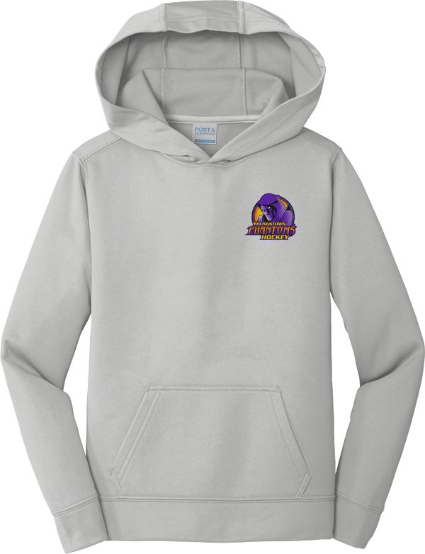 Youngstown Phantoms Youth Performance Fleece Pullover Hooded Sweatshirt