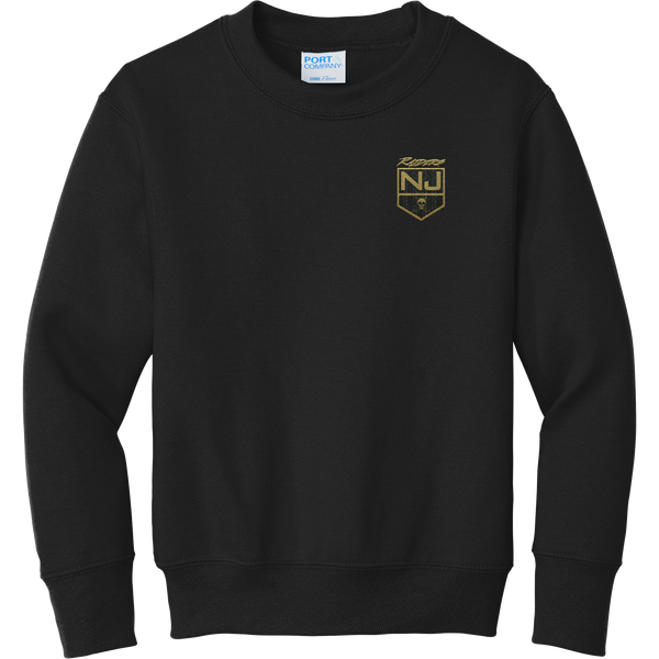 NJ Raiders Youth Core Fleece Crewneck Sweatshirt