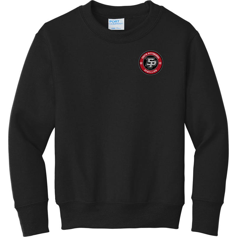 South Pittsburgh Rebellion Youth Core Fleece Crewneck Sweatshirt