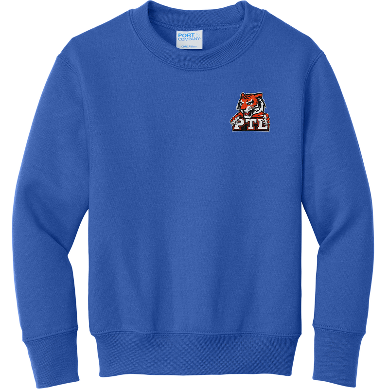 Princeton Tiger Lilies Youth Core Fleece Crewneck Sweatshirt