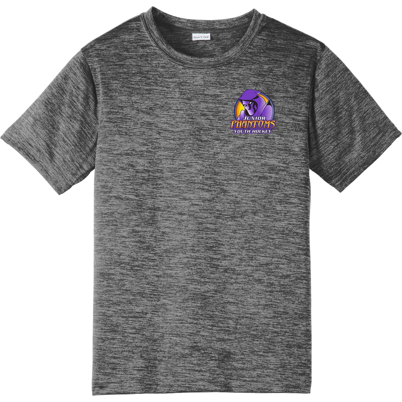 Jr. Phantoms Youth PosiCharge Electric Heather Tee