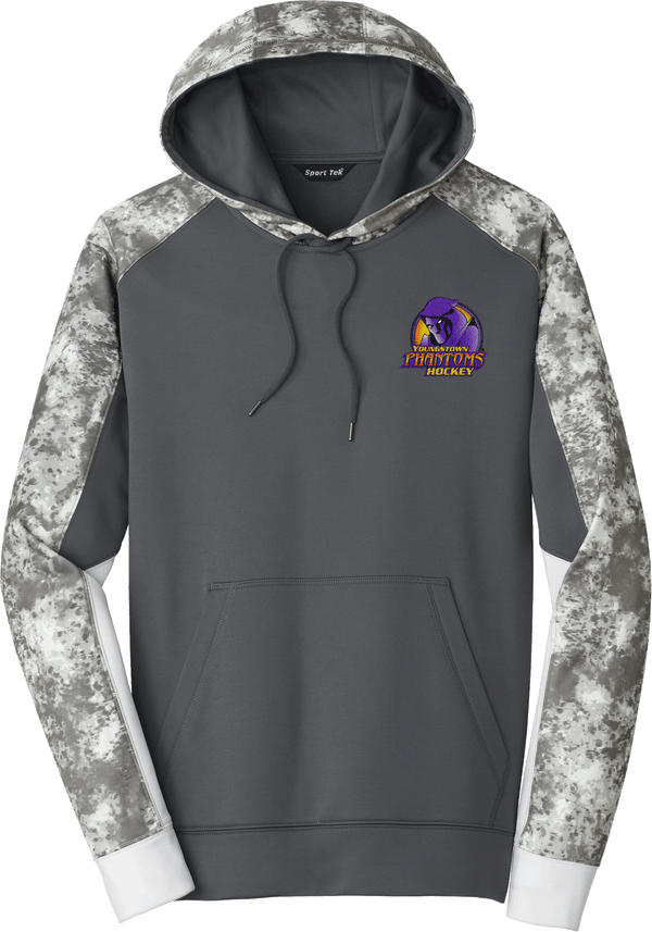 Youngstown Phantoms Sport-Wick Mineral Freeze Fleece Colorblock Hooded Pullover